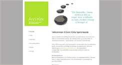 Desktop Screenshot of annikirk.dk